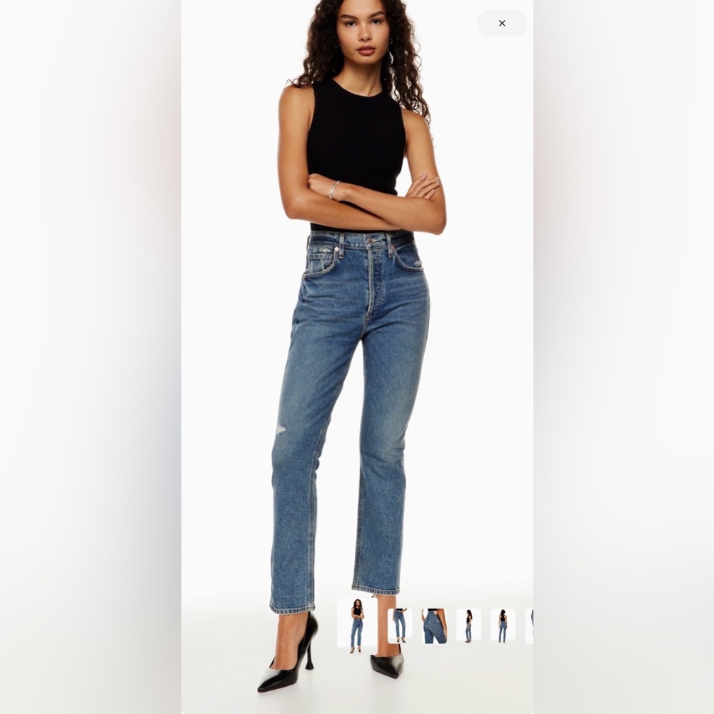 Citizens of Humanity Jolene “Joan” High-Rise Straight Jeans 29